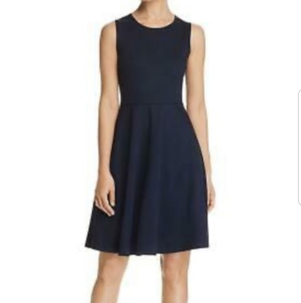 Tahari Fit And Flare Sleeveless Dress Midi 8 NWT